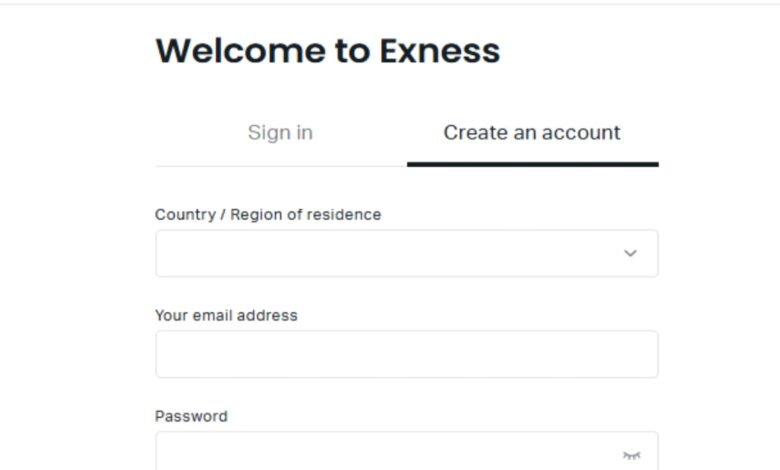 Exness Login